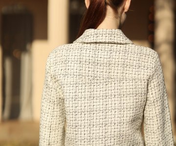 017-Kadın Kol Zincir Detaylı Ceket 